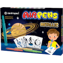 Foukací fix Centropen Air Pens metallic 1590 8ks