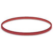Gumičky 1 kg červené 8cm