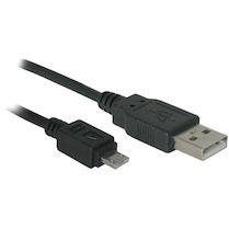 Kabel USB mini/micro A plug/micro 0,6m