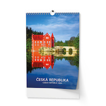 Kalendář nástěnný Česká republika A3 