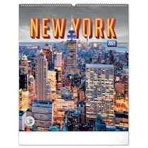 Kalendář nástěnný New York 2021