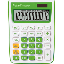 Kalkulačka Rebell SDC912 Plus zelená