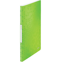 Katalogová kniha Leitz WOW 20 kapes zelená