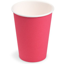 Kelímky papírové fuchsia 0,24l 10ks