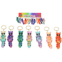 Klíčenka s kroužkem 3D kočka