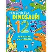 Kniha aktivit pro předškoláky Dinosauři Číslice