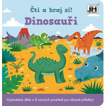 Kniha Čti a hraj si Dinosauři