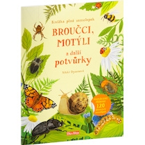 Kniha samolepek Broučci, motýli