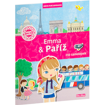 Kniha samolepek Emma a Paříž
