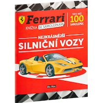 Kniha samolepek Ferrari silniční vozy