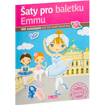 Kniha samolepek Šaty pro baletku Emmu