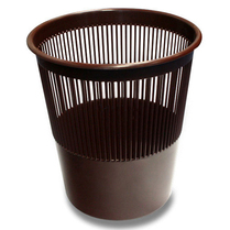 Koš odpadkový děrovaný hnědý