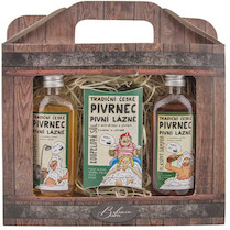 Kosmetická sada Pivrnec sprchvoý gel 100 ml, sůl 150 g a šampon 100 ml