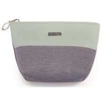 Kosmetická taška hranatá Grey mentol