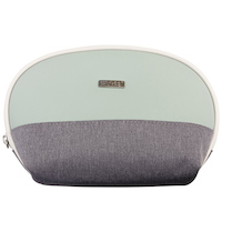 Kosmetická taška kulatá Grey mentol