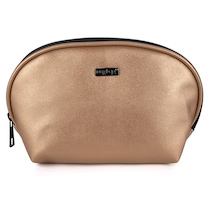 Kosmetická taška kulatá Metallic měděná