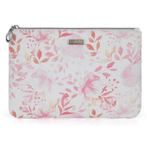 Kosmetická taška plochá Pink flowers