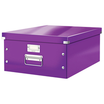 Krabice archivační CLICK-N-STORE A3 fialová