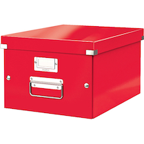 Krabice archivační CLICK-N-STORE A4 červená