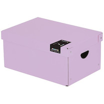 Krabice Pastelini lamino 35x24x16 cm fialová