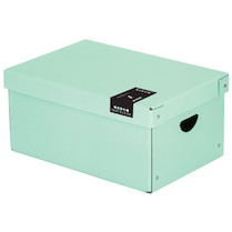 Krabice Pastelini lamino 35x24x16 cm zelená