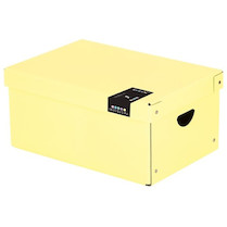 Krabice Pastelini lamino 35x24x16 cm žlutá