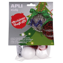 Kreativní sada Apli Vánoční kuličky