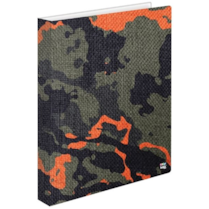 Kroužkový blok karis A4 plastik Camo