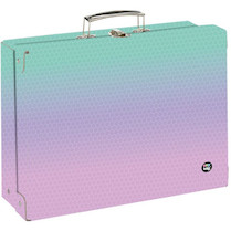Kufřík dětský hranatý Oxy NEXT Ombre Pink