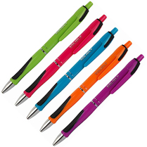 Kuličkové pero Solidly color mix barev