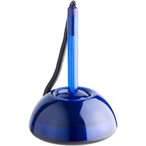 Kuličkové pero ve stojánku LUX modré