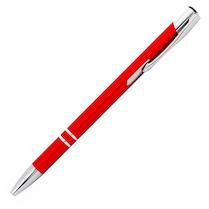 Kuličkové pero Ving slim červené