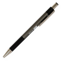 Kuličkové pero Zebra F301 šedé