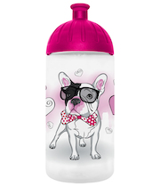 Lahev na pití FreeWater 0,5l Buldoček růžová