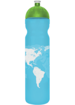 Lahev na pití FreeWater 1l Svět modrá