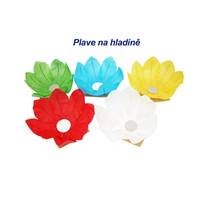 Lampion štěstí plovoucí na vodě zelený