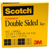 Lepicí páska SCOTCH 665 12mm 33m oboustranná