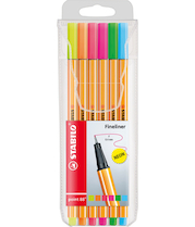 Liner STABILO point 88 sada 6ks neon