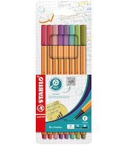 Liner STABILO Point 88 sada pastel 8 ks