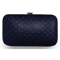 Manikúra Blue triangles