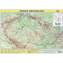 Mapa Česká republika A4