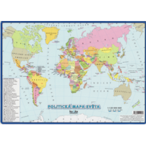 Mapa Světa politická A4