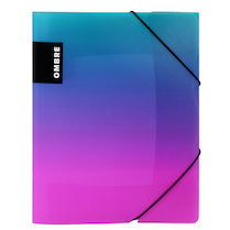 Mapa tříklopá OMBRE růžová