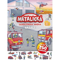 Metalická samolepková knížka Hasiči