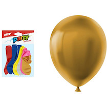 Nafukovací balónky metal 23cm 12ks