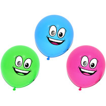 Nafukovací balónky Obličej 30cm 10ks