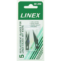 Náhradní břity pro skalpelový nůž Linex CK200 5ks