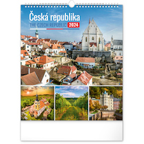 Nástěnný kalendář Česká republika 2024 30×34cm