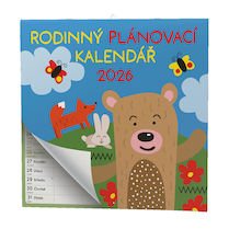 Nástěnný kalendář Rodinný plánovací kalendář 