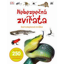 Naučná samolepková knížka nebezpečná zvířata